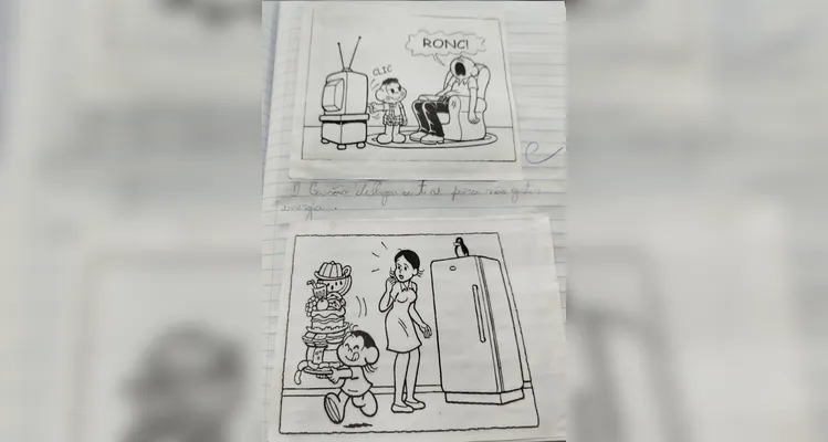 Confira os registros do trabalho dos educandos.