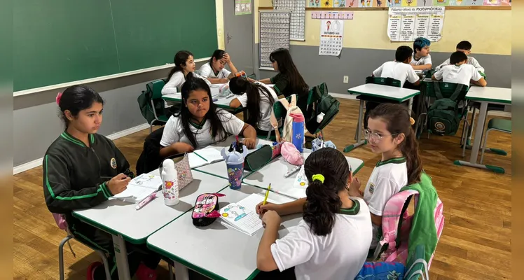 Trabalho teve amplo debate e conscientização em sala de aula.
