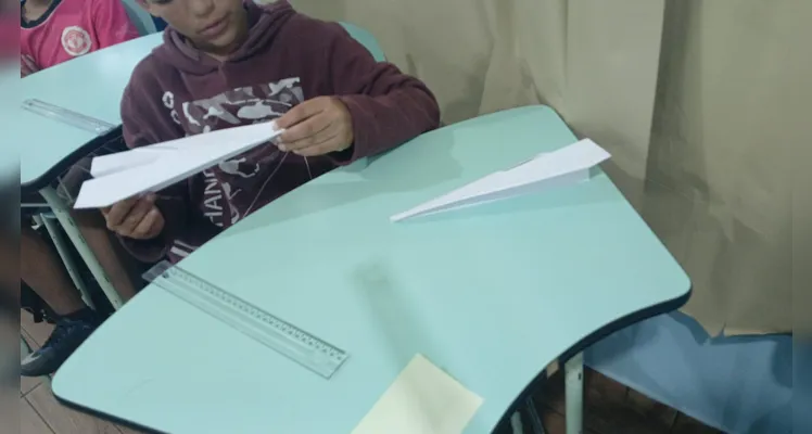 Diversão e aprendizado configuraram proposta com os estudantes.