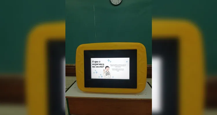 Confira os registros do trabalho em sala.