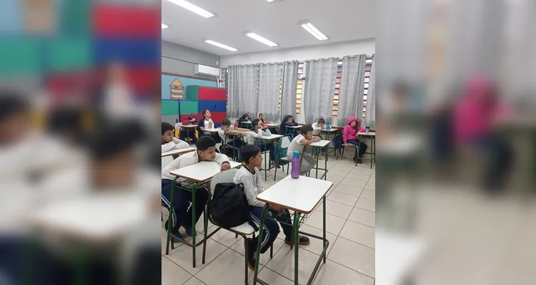 Confira os registros do trabalho em sala.
