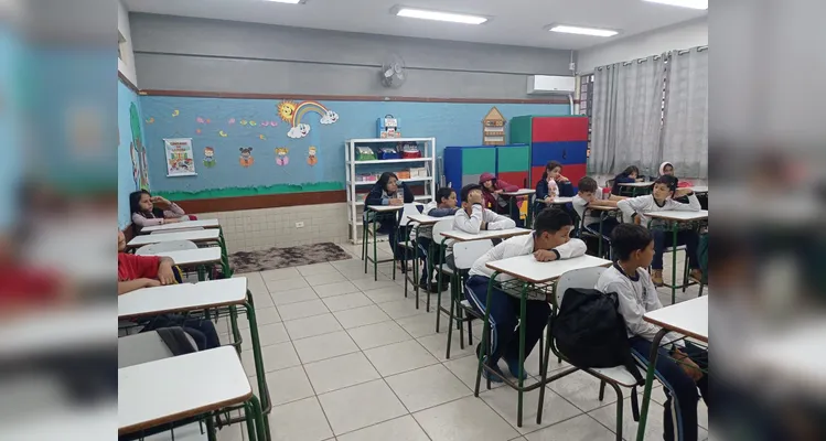 Confira os registros do trabalho em sala.