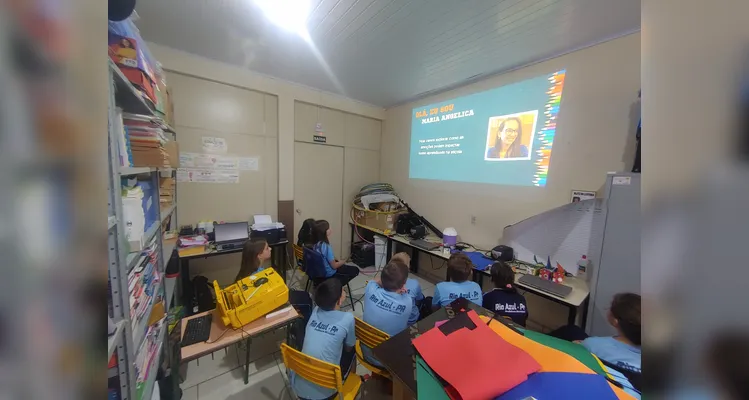 Confira os registros em sala de aula.