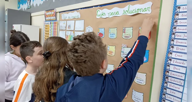 Veja a série de registros dos alunos em seus momentos pessoais e no amplo trabalho em sala.