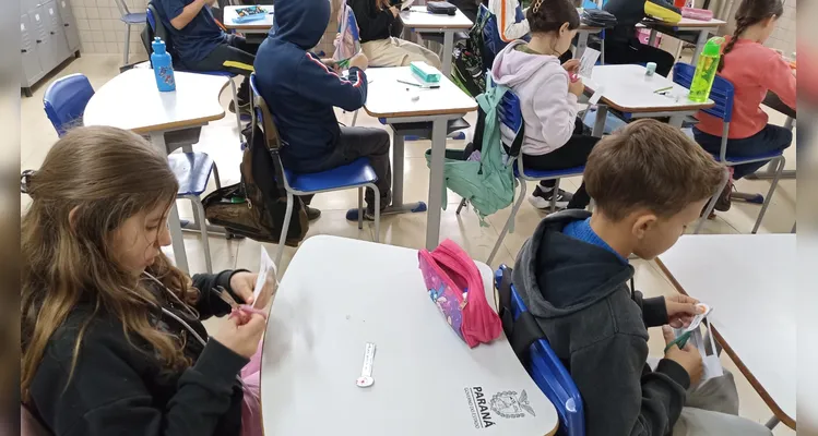 Veja a série de registros dos alunos em seus momentos pessoais e no amplo trabalho em sala.