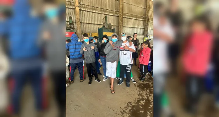 Veja os registros da saída a campo da turma.