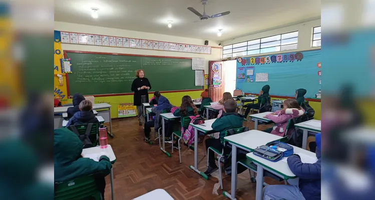 Confira os registros do amplo trabalho em sala de aula.