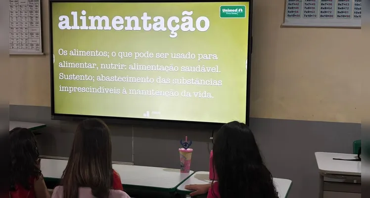 Confira como foi o trabalho em sala de aula e o registro dos alunos com suas refeições saudáveis.