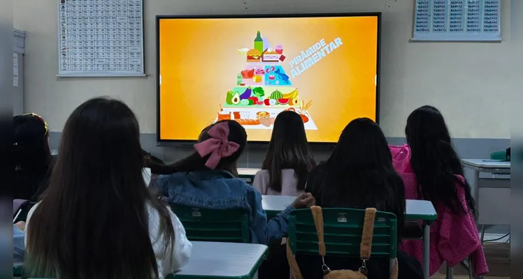 Confira como foi o trabalho em sala de aula e o registro dos alunos com suas refeições saudáveis.
