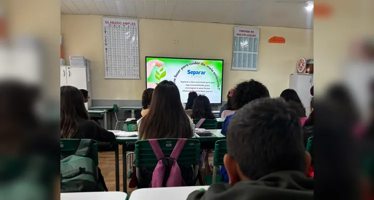 Diversos momentos trouxeram imersão na temática ambiental em sala de aula.