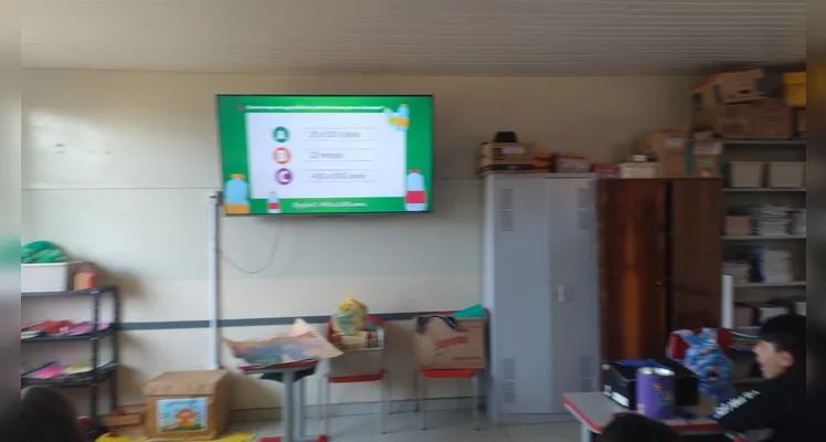 Conteúdo audiovisual levou importantes noções à sala de aula.