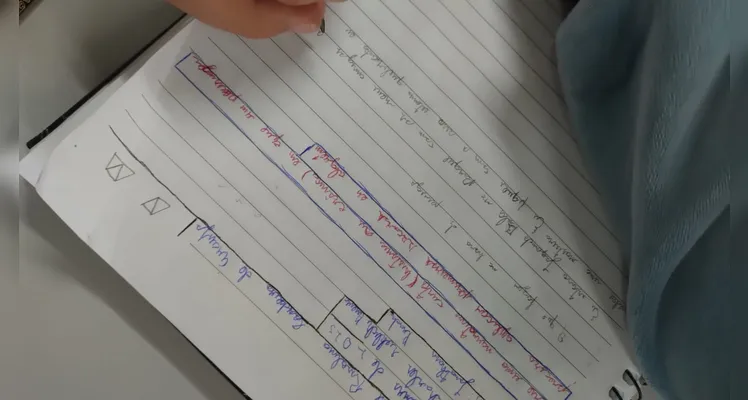 Confira alguns registros do trabalho em sala de aula.