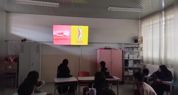Confira alguns registros do trabalho em sala de aula.