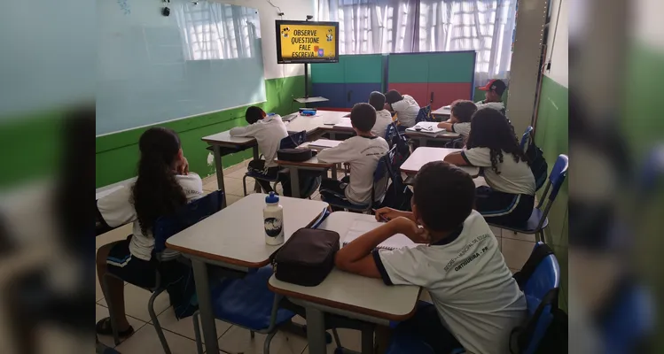 Veja os registros dos trabalhos em sala de aula com a temática abrangente.