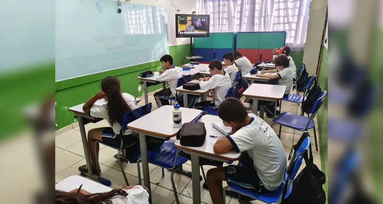 Veja os registros dos trabalhos em sala de aula com a temática abrangente.