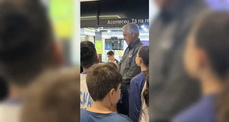 Confira como foi a visita da turma do quarto ano da Escola Humberto Cordeiro.