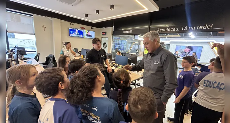 Confira como foi a visita da turma do quarto ano da Escola Humberto Cordeiro.