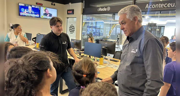 Confira como foi a visita da turma do quarto ano da Escola Humberto Cordeiro.