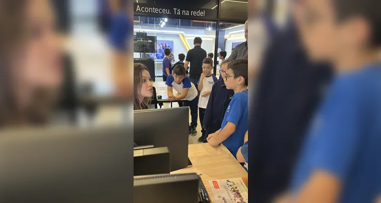 Confira como foi a visita da turma do quarto ano da Escola Humberto Cordeiro.