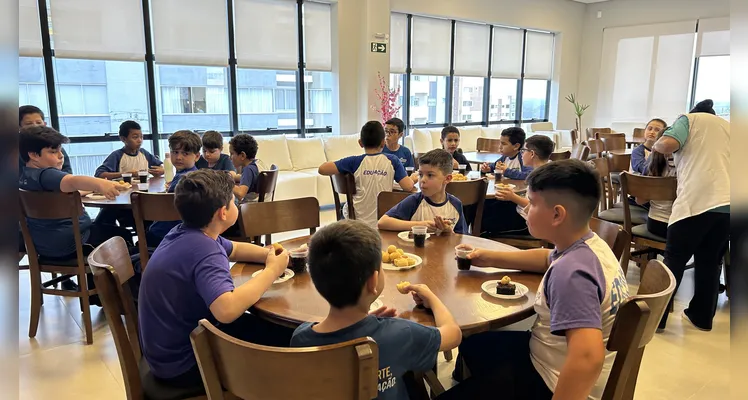 Confira como foi a visita da turma do quarto ano da Escola Humberto Cordeiro.