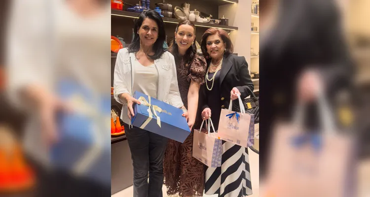 Leontina Stadler, Amelya Alves e Iclea Saliba Cunha