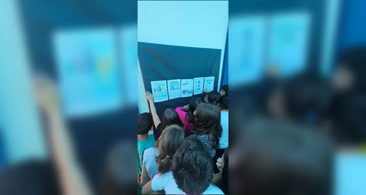 Veja como ficou o trabalho finalizado, as etapas de produção, distribuição e consulta dos colegas.