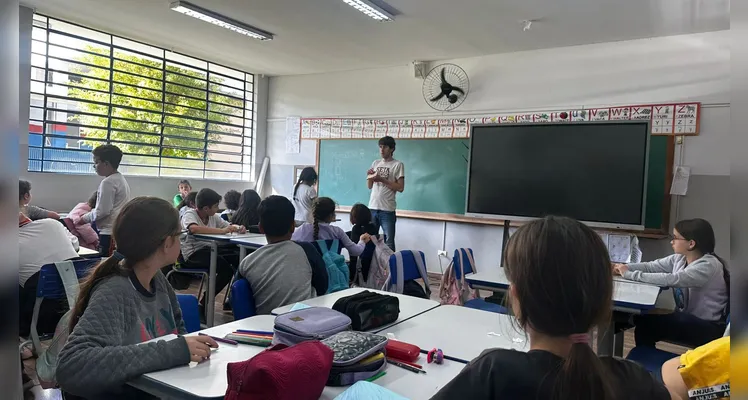 Veja alguns registros do trabalho que movimentou os estudantes.