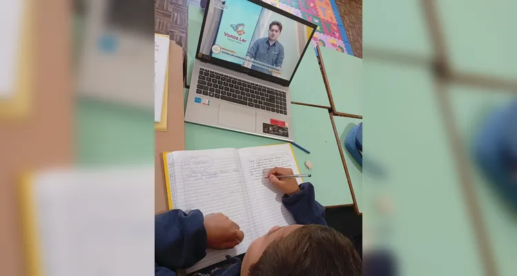 Trabalho contou com registros em sala e dos alunos em relação ao entendimento do conteúdo.