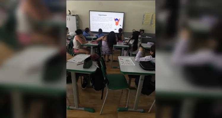 Veja os registros do amplo trabalho em sala de aula.