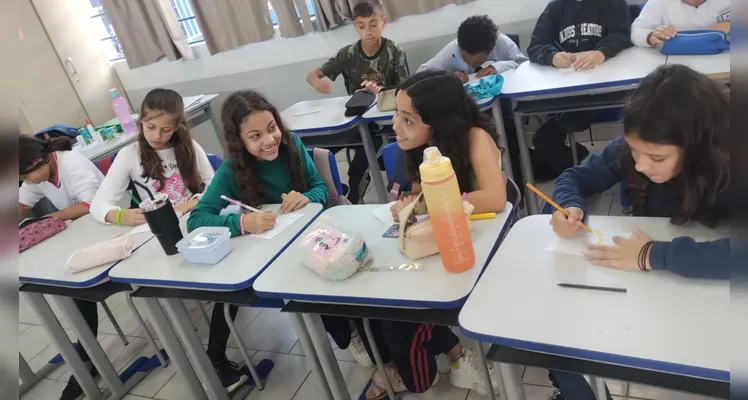 Trabalho rendeu amplas produções e reflexões em sala de aula.