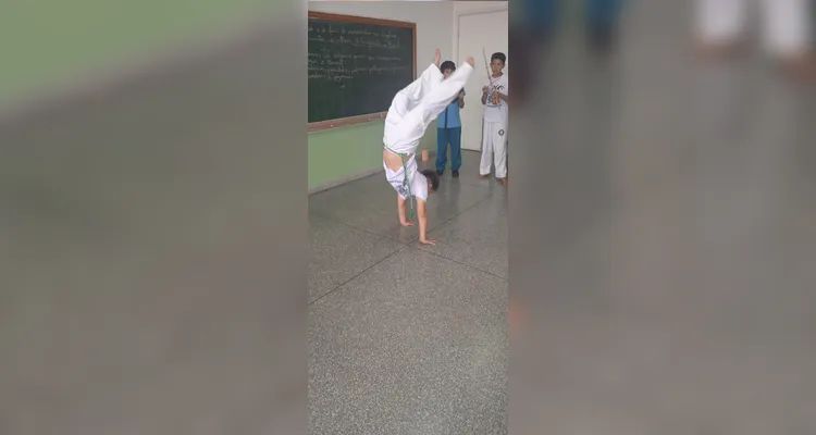 Educandos puderam desfrutar de um precioso momento.
