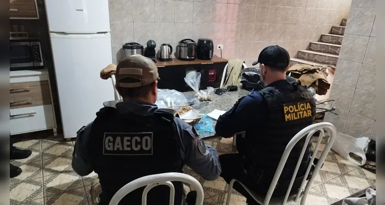 Gaeco divulga fotos de operações realizadas na região nesta terça