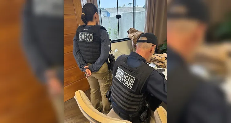 Gaeco divulga fotos de operações realizadas na região nesta terça