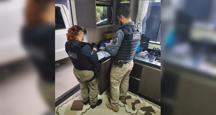 Gaeco divulga fotos de operações realizadas na região nesta terça