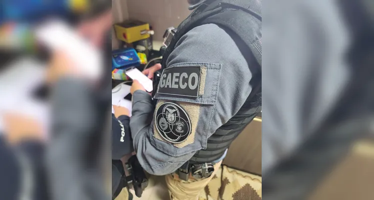 Gaeco divulga fotos de operações realizadas na região nesta terça