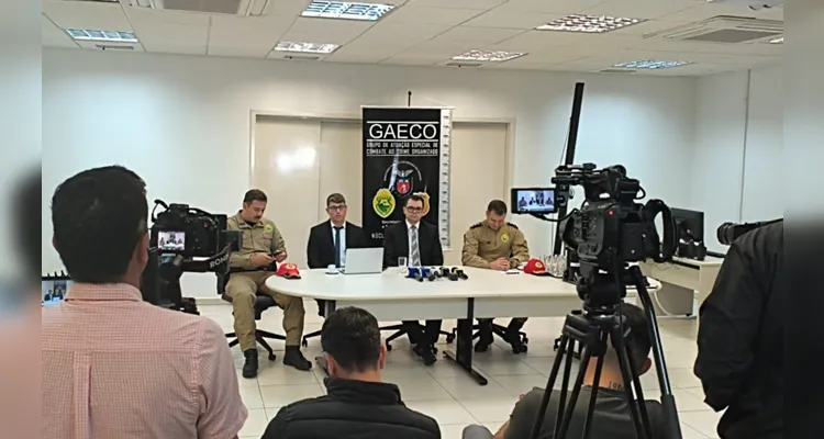 Gaeco divulga fotos de operações realizadas na região nesta terça
