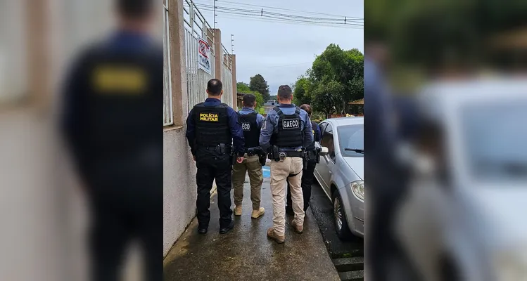 Gaeco divulga fotos de operações realizadas na região nesta terça
