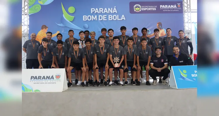 Ponta Grossa conquista prata e bronze nas finais do Paraná Bom de Bola