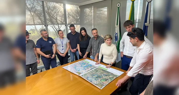 Representantes da Prefeitura Municipal de Ponta Grossa e da Unilivre debateram o projeto.
