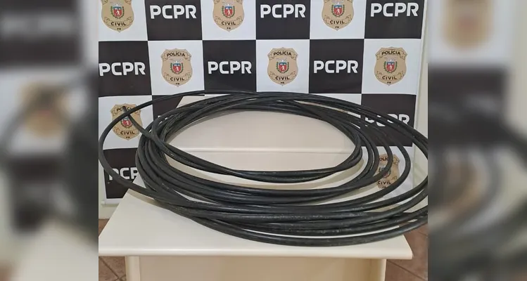 Material foi apreendido pela equipe da PCPR.
