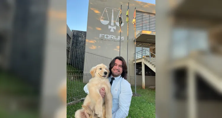 Ponta Grossa recebe 'Projeto Teddy', o 1º Cão de Assistência Judiciária