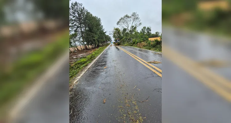 Fortes chuvas causam estragos em Tibagi e distritos do município; veja fotos