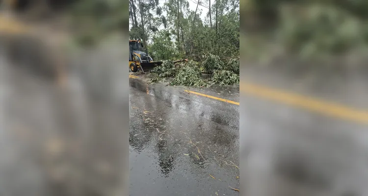 Fortes chuvas causam estragos em Tibagi e distritos do município; veja fotos