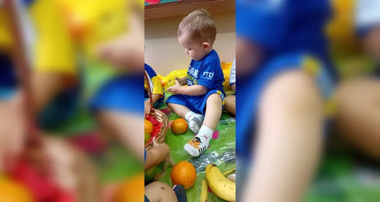 As atividades foram cuidadosamente preparadas pelas professoras, visando levar novas descobertas aos pequenos.