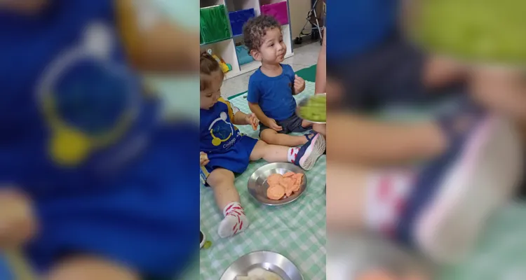 As atividades foram cuidadosamente preparadas pelas professoras, visando levar novas descobertas aos pequenos.