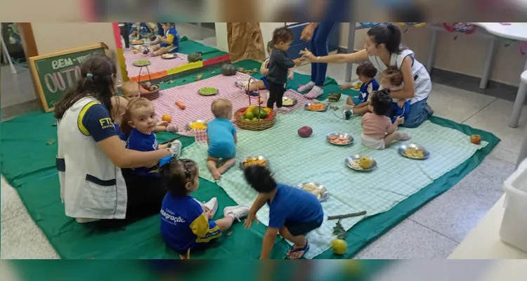 As atividades foram cuidadosamente preparadas pelas professoras, visando levar novas descobertas aos pequenos.