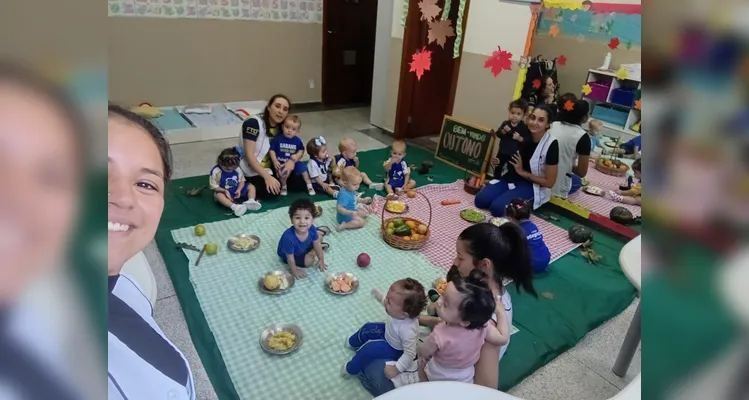 As atividades foram cuidadosamente preparadas pelas professoras, visando levar novas descobertas aos pequenos.