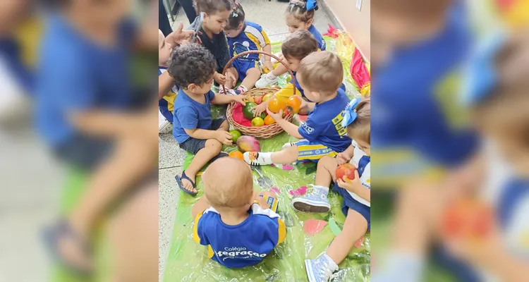 As atividades foram cuidadosamente preparadas pelas professoras, visando levar novas descobertas aos pequenos.