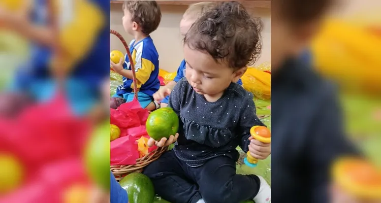 As atividades foram cuidadosamente preparadas pelas professoras, visando levar novas descobertas aos pequenos.
