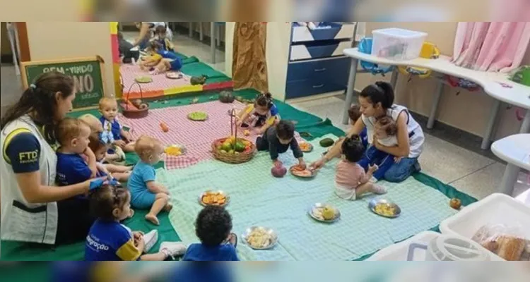 As atividades foram cuidadosamente preparadas pelas professoras, visando levar novas descobertas aos pequenos.